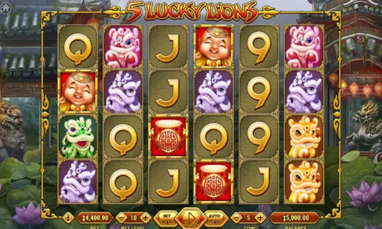 Petualangan Singa Keberuntungan yang Epik di 5 Lucky Lions