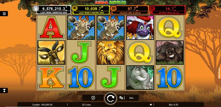 Mengenal Mega Moolah, Permainan Safari dengan Hadiah Fantastis